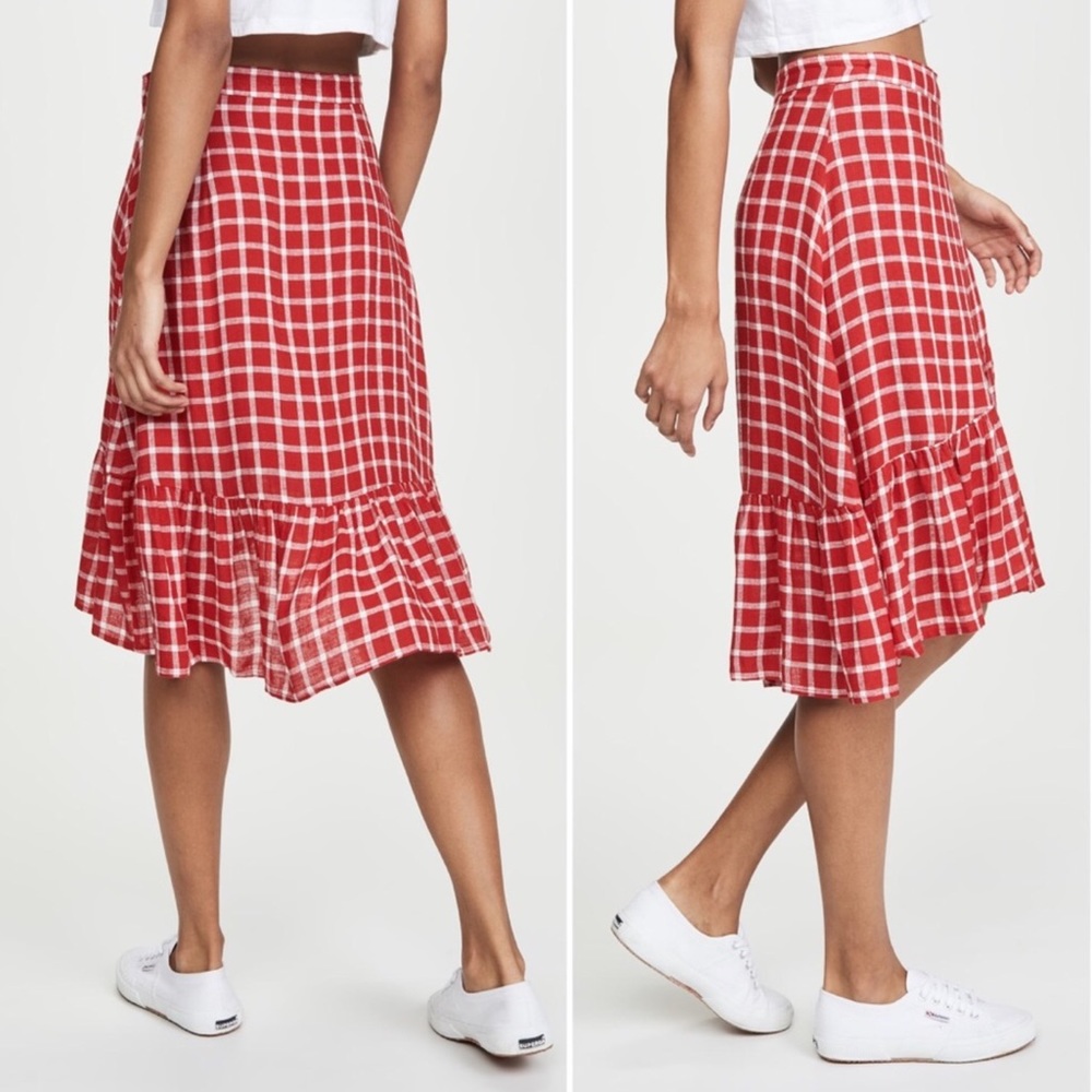 Rails Lizzy Ruffle Wrap Skirt - Picture 2 of 8